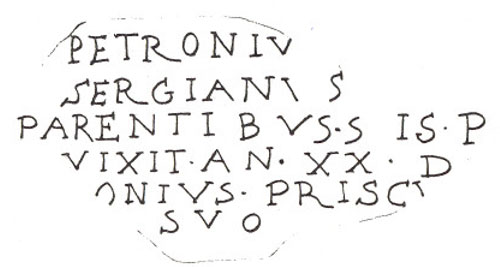 Insripcion Petronius