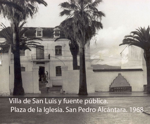 Villa y fuente plaza 1968